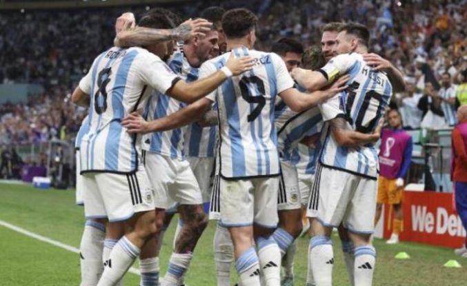Arjantin, yarı finalde Hırvatistan'ın rakibi oldu