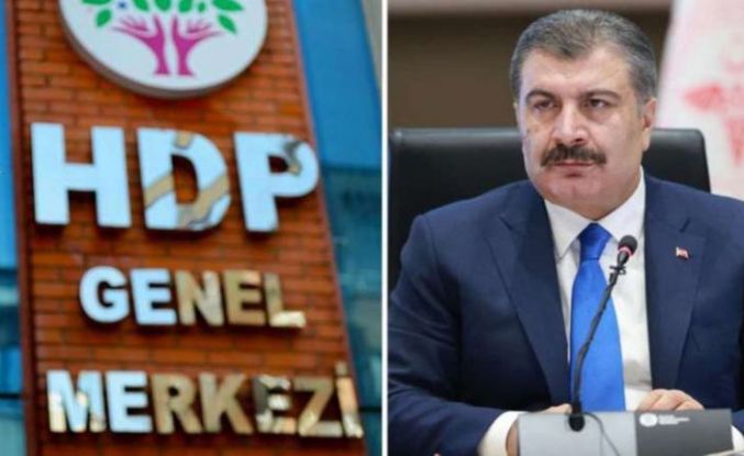 HDP'den Sağlık Bakanı Fahrettin Koca'ya: Bari sen diline sahip çıksaydın